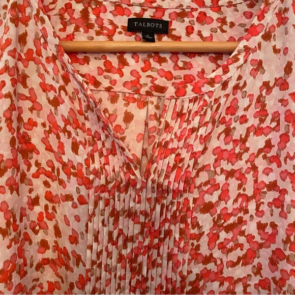 Talbots Tunic Long Sleeve Split Neck Women’s Size‎ L - Picture 3 of 8